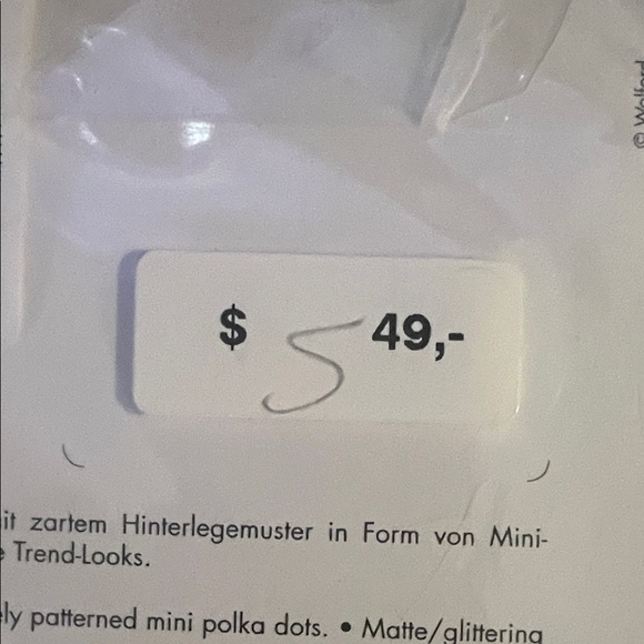 Wolford  Mira Tights - Sapphire Blue - Picture 6 of 9